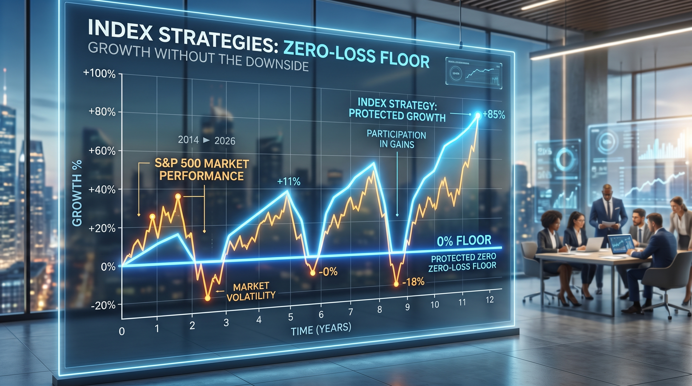 Everence Wealth retirement withdrawal calculator interface showing different scenarios and potential outcomes for financial planning.