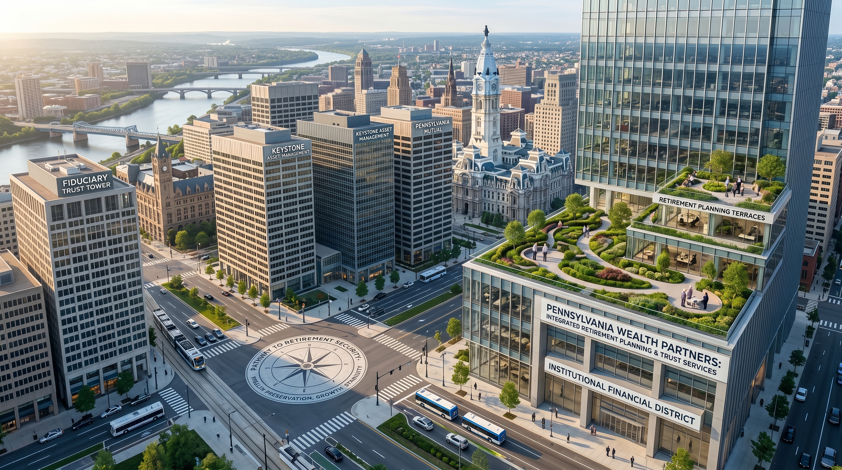 Pennsylvania skyline — wealth management and retirement planning resources